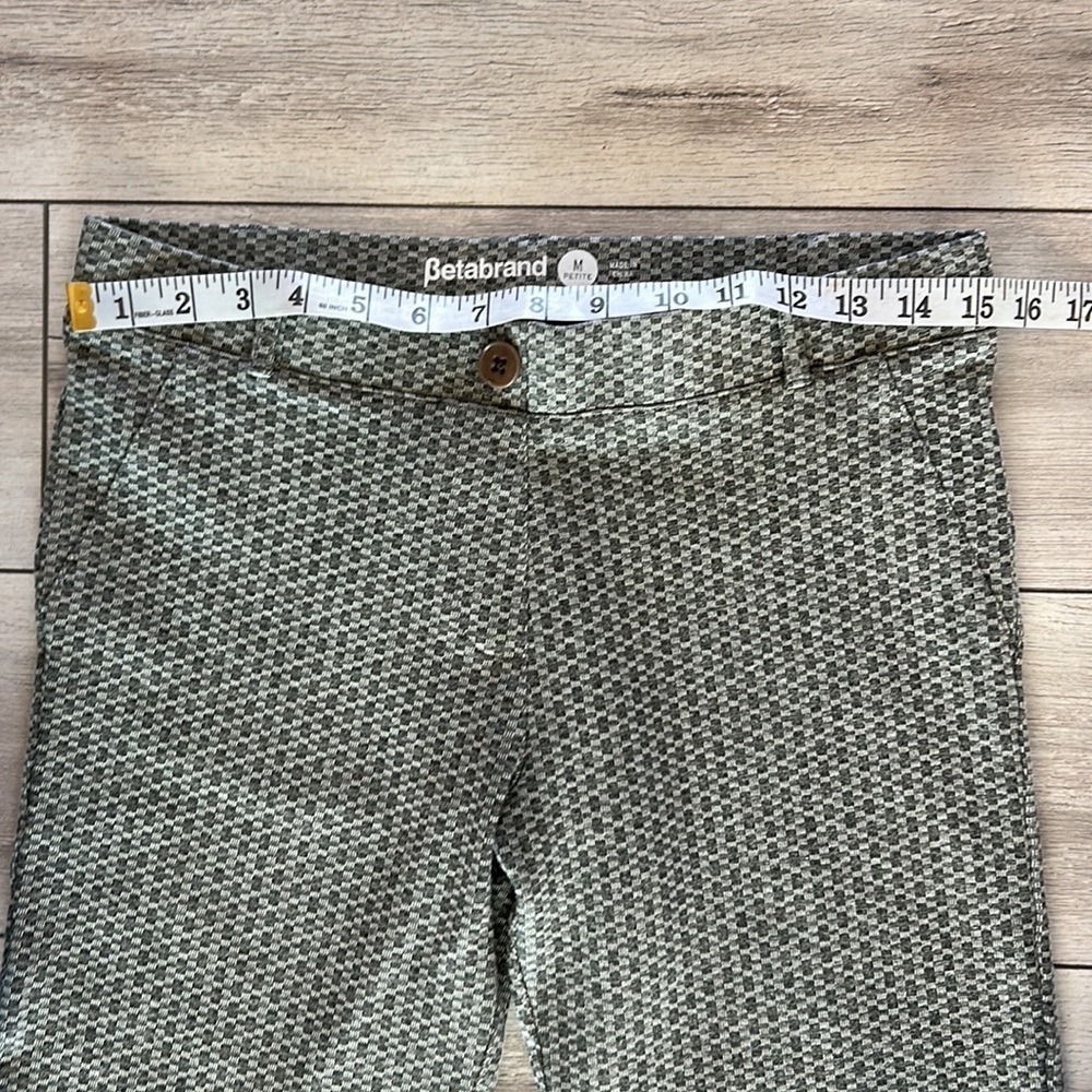 Betabrand Size Medium Patterned Pull On Pants - image 6